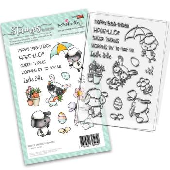 Polkadoodles Clear Stamps Spring Showers #8128