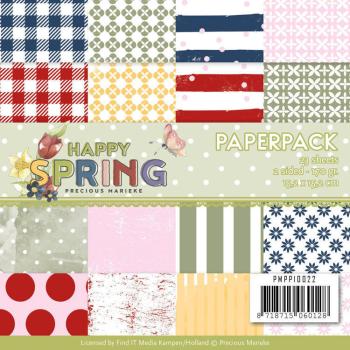 Preciouse Marieke 6x6 Paper Pack Happy Spring #10022