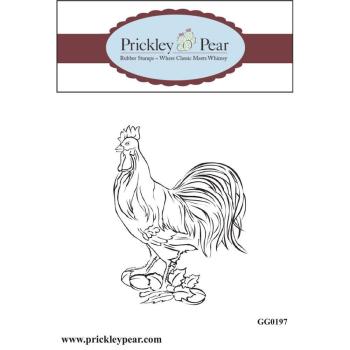 Prickley Pear Cling Stamps Rooster