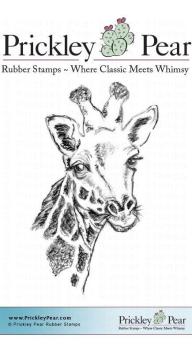 Prickley Pear Stamp Thoughtful Giraffe