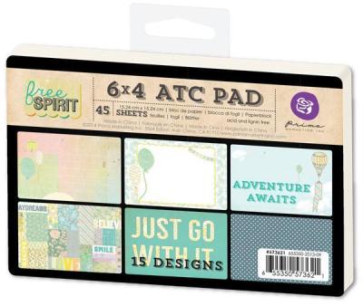 Prima Marketing ATC Pad 4x6 Free Spirit #573621