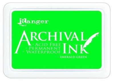 Ranger Archival Ink Pad  Emerald Green