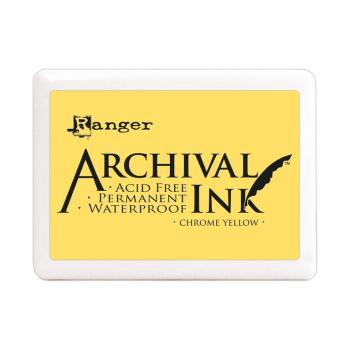 Ranger Jumbo Archival Ink Pad Chrome Yellow