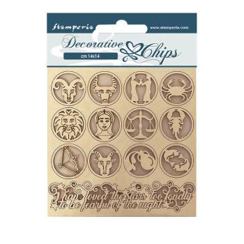 Stamperia Chips Alchemy Symbols #114