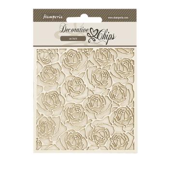 SCB201 Stamperia Romance Forever Decorative Chips Pattern