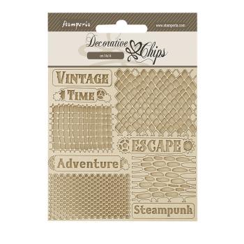 SCB204 Stamperia Voyages Fantastiques Decorative Chips Nets