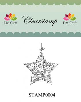 Dixi Craft Clear Stamp Star #0004