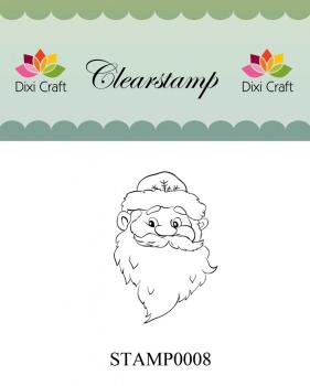Dixi Craft Clear Stamp Santa #0008