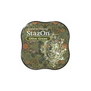 Tsukineko StazOn Midi Inkpad - Olive Green (51)