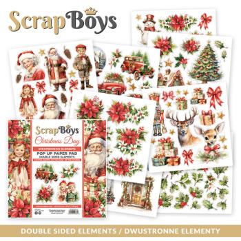 ScrapBoys Christmas Day 6x6 Inch Pop Up Paper Pad