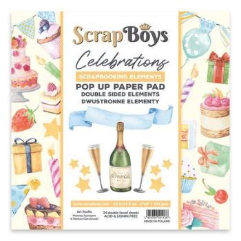 ScrapBoys Pop Up Paper Pad Celebrations #04