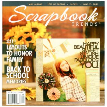 SALE Scrapbook Trends Magazin September 2012