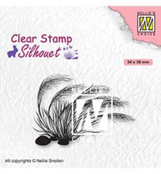 Silhouette Clear Stamp Blooming Grass (CSIL084)