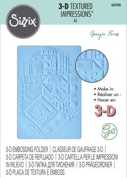 Sizzix 3D Textured Impressions Embossing Interface 664506