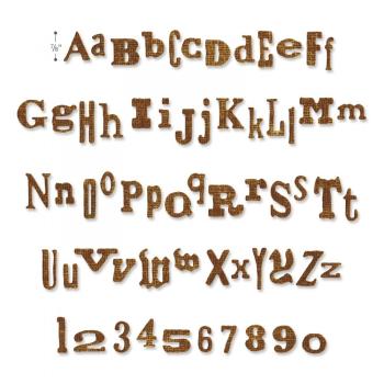 Sizzlits Decorative Strip Alphabetical