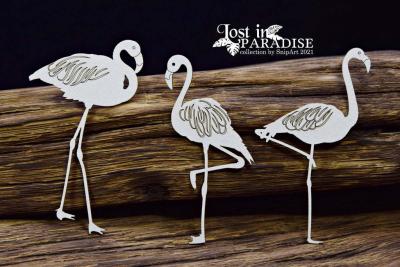 SnipArt Chipboard Lost in Paradise Flamingo #25001