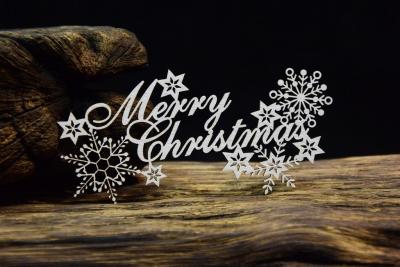 SnipArt Chipboard Merry Christmas #24019