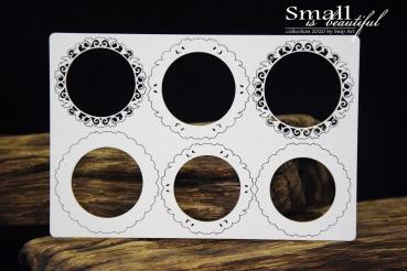 SnipArt Chipboard Mini Frames Rounds #34783