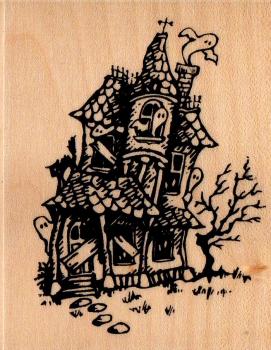 Stampendous Wooden Stamp Rickety Residence V114
