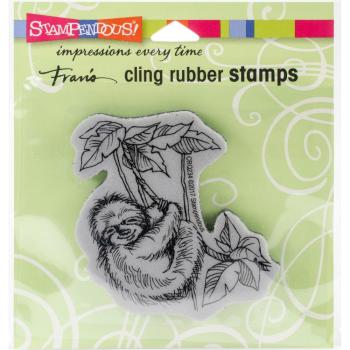 Stampendous Cling Stamp Sloth Swing #CRQ234