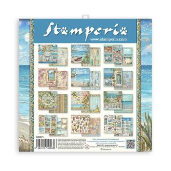 Stamperia 8x8 Paper Pad Blue Dream SBBS75
