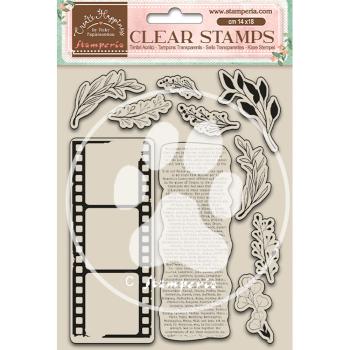 Stamperia Clear Stamp Create Happiness Elements #WTK164