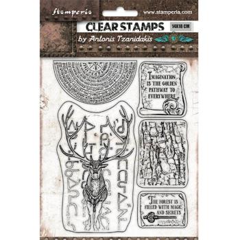 Stamperia Clear Stamp Magic Forest Deer #WTK170