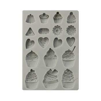 Stamperia Coffee and Chocolate A5 Silicone Mould Sweets KACMA503