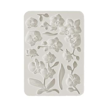 Stamperia Orchids and Cats A5 Silicone Mould Orchids KACMA521