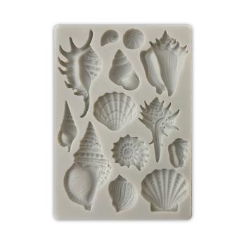 Stamperia Songs of the Sea A6 Silicone Mould Shells KACM23