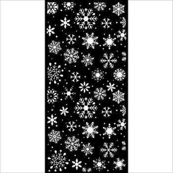 Stamperia Stencil Christmas Snowflakes KSTDL82