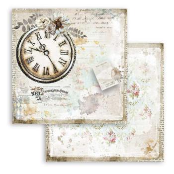 Stamperia 12x12 Paper Journal Clocks #SBB782