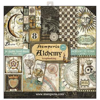 Stamperia 12x12 Paper Pad Alchemy