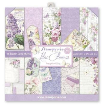 Stamperia 12x12 Paper Pad Lilac Flowers #SBBL21