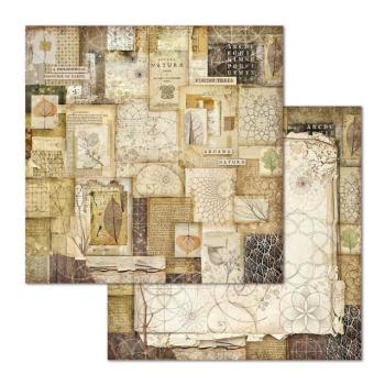 Stamperia 12x12 Paper Sheet Forest Natura Patchwork #SBB659