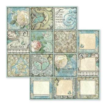 Stamperia 12x12 Paper Sheet Set Azulejo Sueño #SBB605
