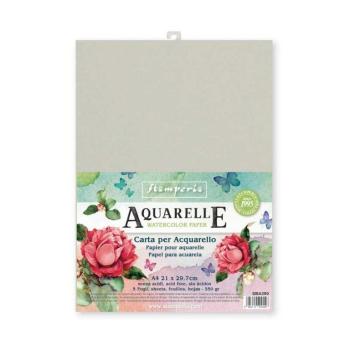 Stamperia A4 Aquarelle Paper #SBA390