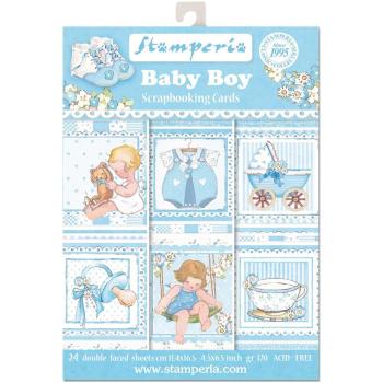 Stamperia Card Block Baby Boy