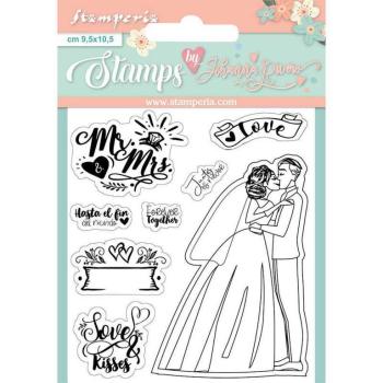 Stamperia Clear Stamp Mr and Mrs #25