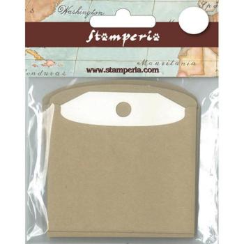 Stamperia Pack 6 Tags with Envelope SBA57