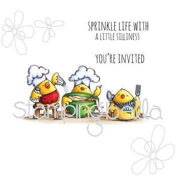 Stamping Bella Cling Stamp Iron Chef Chicks