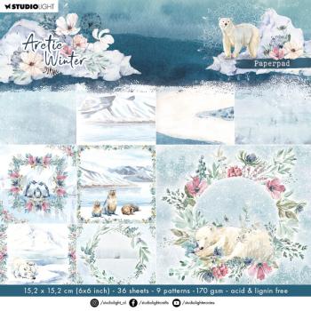 Studio Light Arctic Winter 6x6 Inch Paper Pad #124
