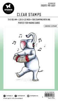 Studio Light Clear Stamps Singing Elephant by Laurens #409