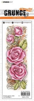 Studio Light Clear Stamps Roses Grunge Collection #202