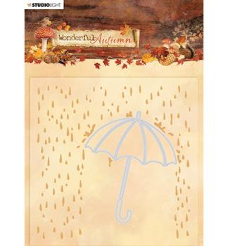 Studio Light Embossing Folder Die Cut Wonderful Autumn #06