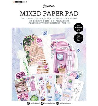 Studio Light Mixed Paper Pad Pattern Paper Essentials nr.15