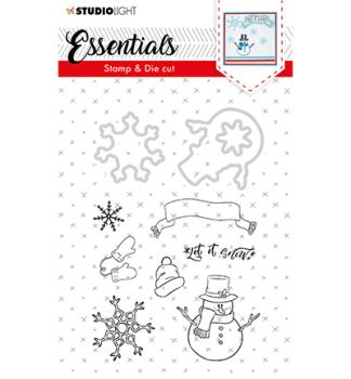 Studio Light Stamp & Die Cut Essentials Christmas nr.27