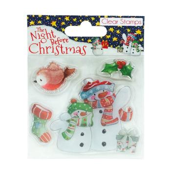 The Night Before Christmas Clear Stamp Snowmen