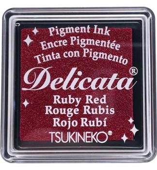 Tsukineko Pigment Inkpad S Delicata Black Shimmer