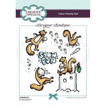 Creative Expressions Clear Stamps It’s Snowtime! #074